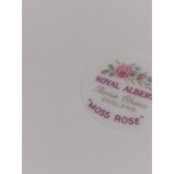 Vintage Royal Albert "Moss Rose" Handled & Lidded Soup/Vegetable 12" Tureen - Picture 9 of 14